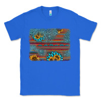 True Royal sunflower gemstone serape background Classic Tee - AdoDesignShop