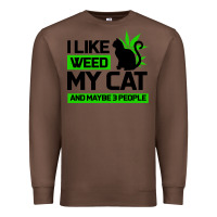 Chestnut Cat Weed I Like My Cat Gift Premium Sweatshirt - Bettercallsaul