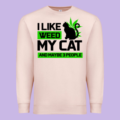 Cat Weed I Like My Cat Gift Premium Sweatshirt Designed By Bettercallsaul