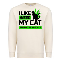 Sandshell Cat Weed I Like My Cat Gift Premium Sweatshirt - Bettercallsaul