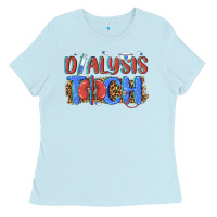 Baby Blue dialysis tech Ladies Tee - texasbilliewilder
