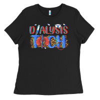 Black dialysis tech Ladies Tee - texasbilliewilder
