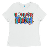 White dialysis tech Ladies Tee - texasbilliewilder
