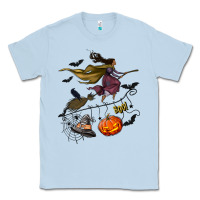 Dusty Blue Witch Classic Tee - NancyCooperArtShop