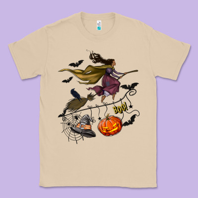 Witch Classic Tee Designed By Nancycooperartshop