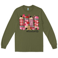 Army Green valentines day teacher life Long Sleeve Tee - MaliasSmallBusiness