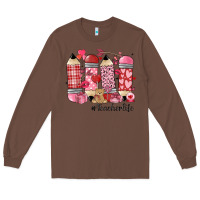 Chestnut valentines day teacher life Long Sleeve Tee - MaliasSmallBusiness