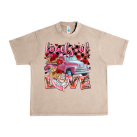 French Oak loads of love valentines day truck Urban Heavy Tee - NancyCooperArtShop