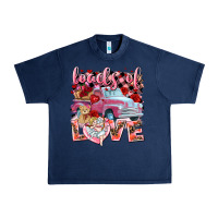 Navy loads of love valentines day truck Urban Heavy Tee - NancyCooperArtShop