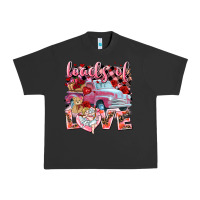 Pigment Black loads of love valentines day truck Urban Heavy Tee - NancyCooperArtShop