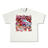 Loads Of Love Valentines Day Truck Urban Heavy Tee | Teevron