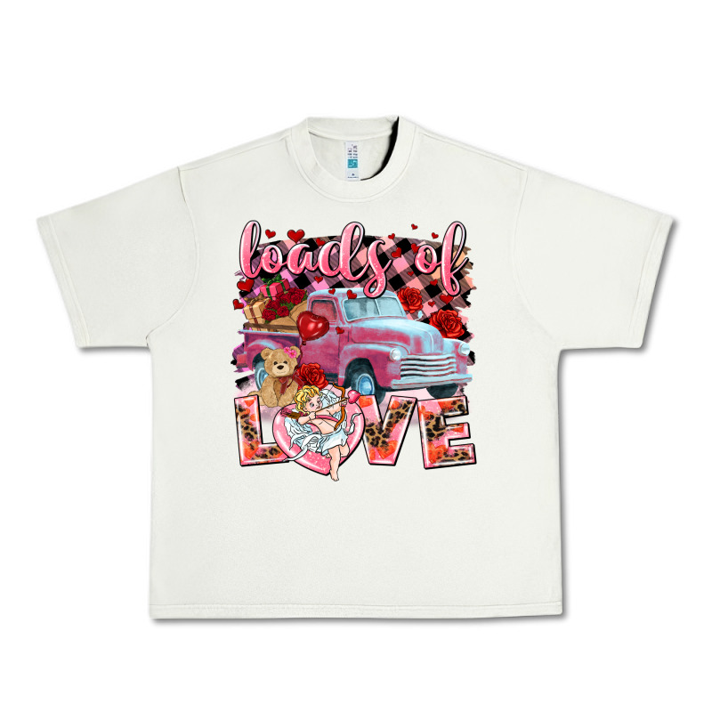 Loads Of Love Valentines Day Truck Urban Heavy Tee by NancyCooperArtShop | Teevron