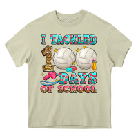 Mossy i tackled 100 days of school volleyball Heavy Core Tee - Zillion Design Studio