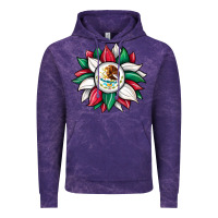 Cloud Purple sunflower mexican flag Vintage Hoodie - JahusDesignShop