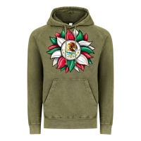 Vintage Olive sunflower mexican flag Vintage Hoodie - JahusDesignShop