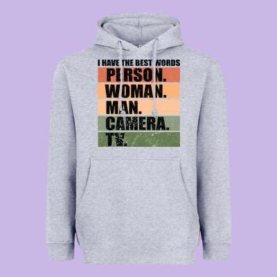 Person Woman Man Camera Tv Heavyweight Hoodie Designed By Bettercallsaul