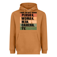 Meerkat Person Woman Man Camera Tv Heavyweight Hoodie - Bettercallsaul