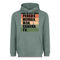 Sage Person Woman Man Camera Tv Heavyweight Hoodie - Bettercallsaul