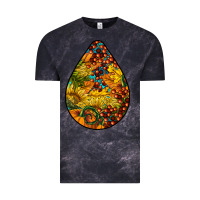Cloud Black Fall Teardrop Vintage Tee - LillyAllenDesigns