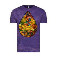 Cloud Purple Fall Teardrop Vintage Tee - LillyAllenDesigns