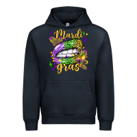 Mardi Gras With  Lip Olivia Urban Hoodie | Teevron