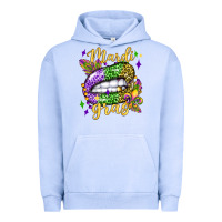 Pigment Grape Ice mardi gras with  lip olivia Urban Hoodie - OliviaCreatesArt