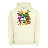 Pigment Pistachio mardi gras with  lip olivia Urban Hoodie - OliviaCreatesArt