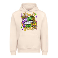 Sandshell mardi gras with  lip olivia Urban Hoodie - OliviaCreatesArt