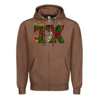 Chestnut Christmas Texas With Deer Zipper Hoodie - BundleAndBundleShop
