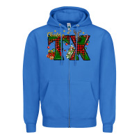 True Royal Christmas Texas With Deer Zipper Hoodie - BundleAndBundleShop
