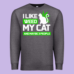 Cat Weed I Like My Cat Gift Premium Sweatshirt Designed By Bettercallsaul
