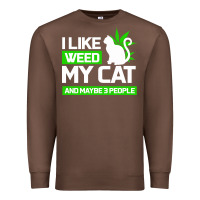 Chestnut Cat Weed I Like My Cat Gift Premium Sweatshirt - Bettercallsaul