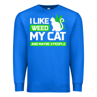 True Royal Cat Weed I Like My Cat Gift Premium Sweatshirt - Bettercallsaul