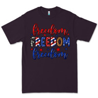 Plum Freedom freedom freedom Premium Tee - Neo Western