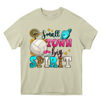 Mossy small town big spirit volleyball Heavy Core Tee - Zillion Design Studio
