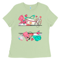 Matcha custom name nurse Ladies Tee - texasbilliewilder