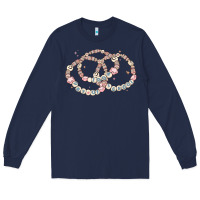 Navy 100 days of school friendship bracelet Long Sleeve Tee - MaliasSmallBusiness