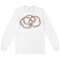 White 100 days of school friendship bracelet Long Sleeve Tee - MaliasSmallBusiness