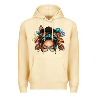 Pina Colada american football messy bun Premium Hoodie - texasbilliewilder