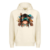 Tofu american football messy bun Premium Hoodie - texasbilliewilder