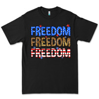 Black Freedom freedom freedom Premium Tee - Neo Western