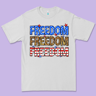 Freedom Freedom Freedom Premium Tee Designed By Neo Western