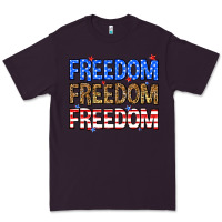 Plum Freedom freedom freedom Premium Tee - Neo Western