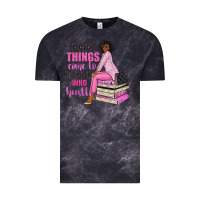 Cloud Black good things come to those who hustle Vintage Tee - NancyCooperArtShop