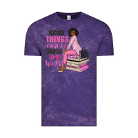 Cloud Purple good things come to those who hustle Vintage Tee - NancyCooperArtShop