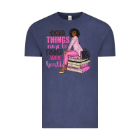 Vintage Denim good things come to those who hustle Vintage Tee - NancyCooperArtShop