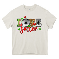 Cream love soccer Heavy Core Tee - Zillion Design Studio