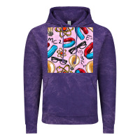 Cloud Purple physics seamless pattern Vintage Hoodie - BundleAndBundleShop