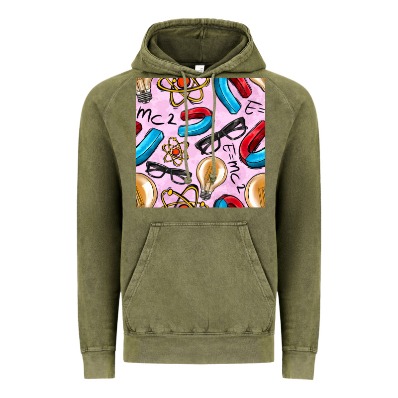 Physics Seamless Pattern Vintage Hoodie by BundleAndBundleShop | Teevron