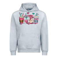 Heather Grey nurse coffee cups Urban Hoodie - OliviaCreatesArt
